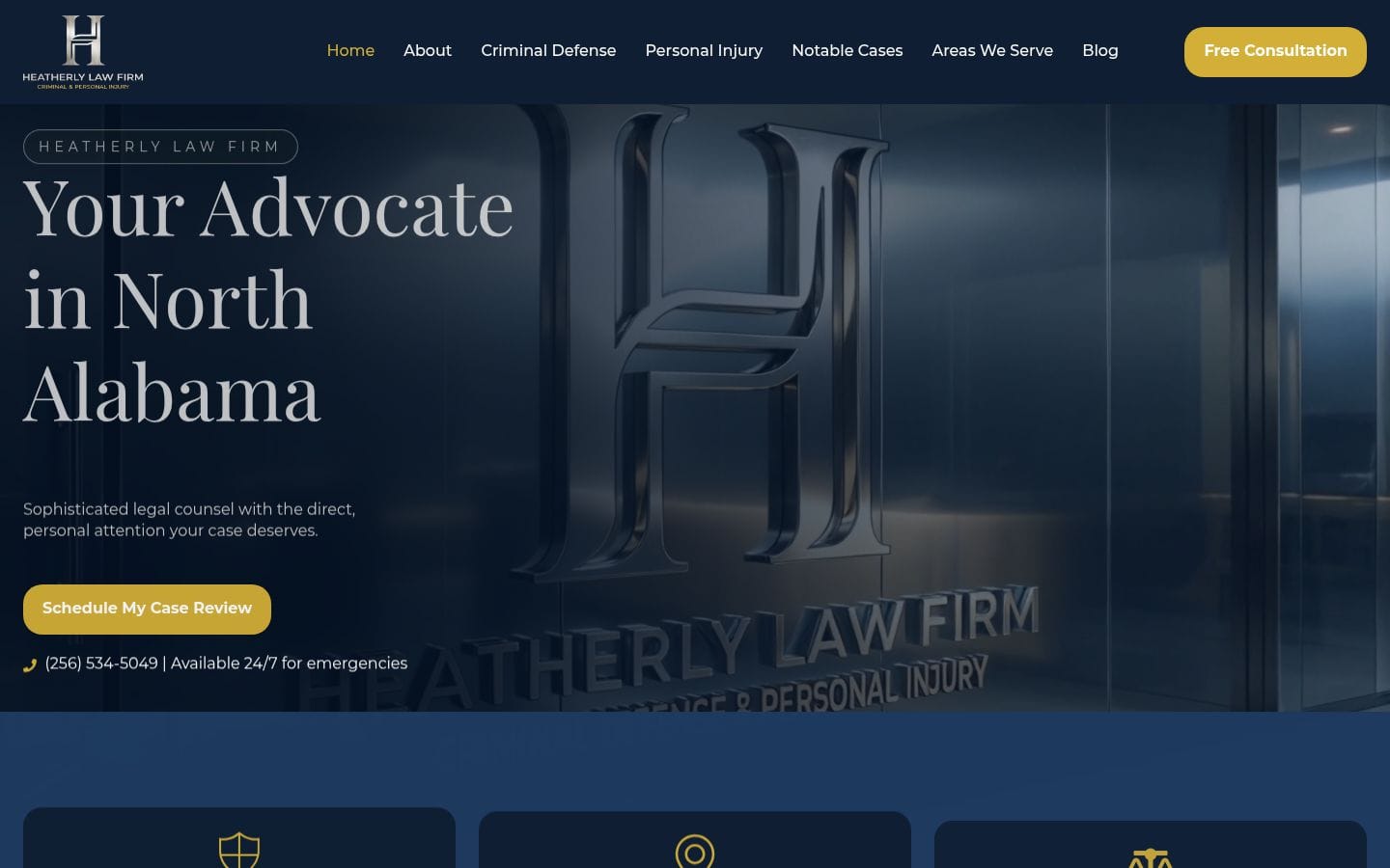 Local SEO results for law firm — Hattiesburg Web Designer, Mississippi
